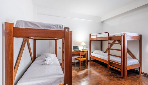 Quadruple Room, Men only, Shared Bathroom (4 Beds)
