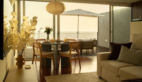 One-Bedroom Apartment with Balcony and Sea View