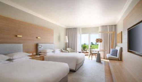 Double Room with 2 Double Beds and Oceanfront View