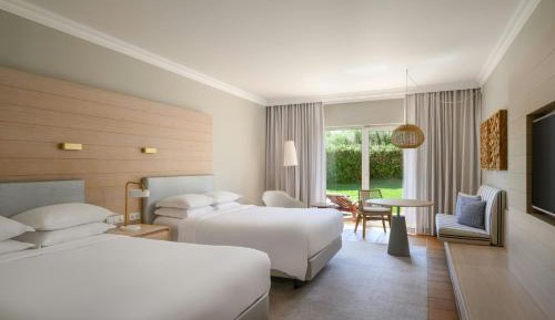  Double Room with 2 Double Beds with Garden View 