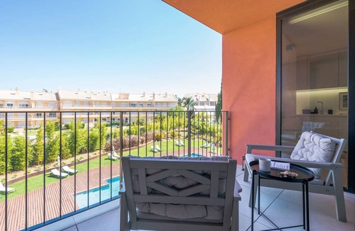 Vilamoura Apartment | New Bright 2bed Ensuite Pool 5 min From Marina