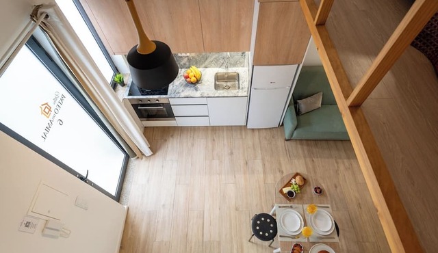 Authentic Studio 6 with Terrace by HostWise