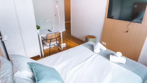 Coliving moderno com lindo jardim